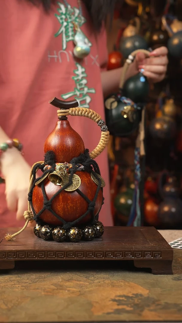 064云匠大漆酒葫芦一物一拍