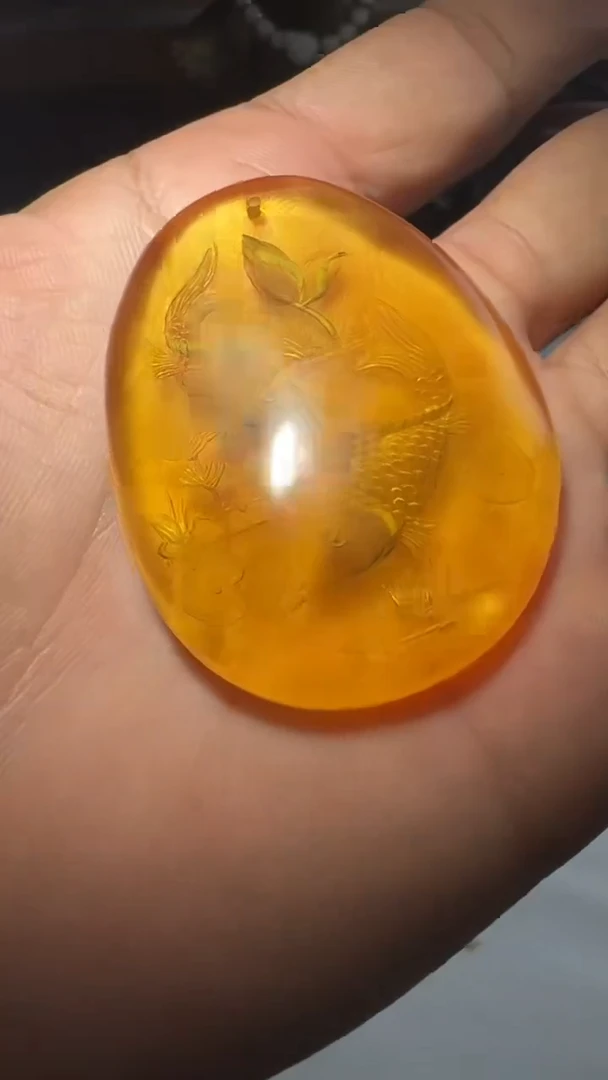 琥珀吊坠(不含链)未镶嵌吊坠