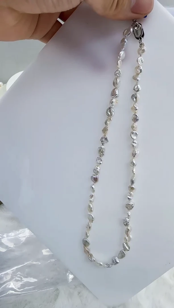 未镶嵌淡水珍珠DA珍珠项链 d019