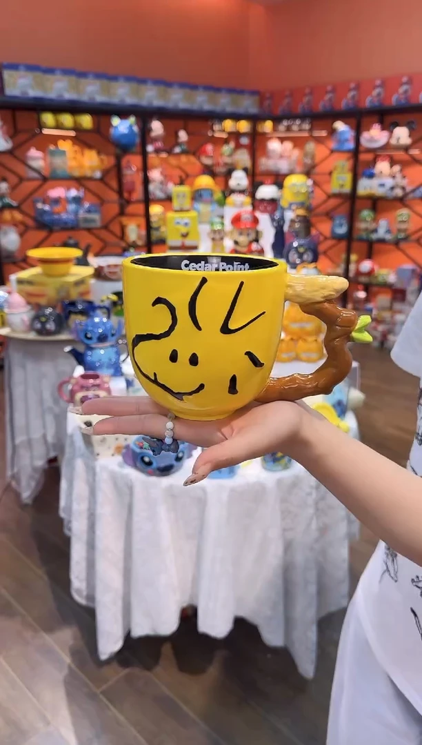 瓷片@@幸福一家人塔克陶瓷杯