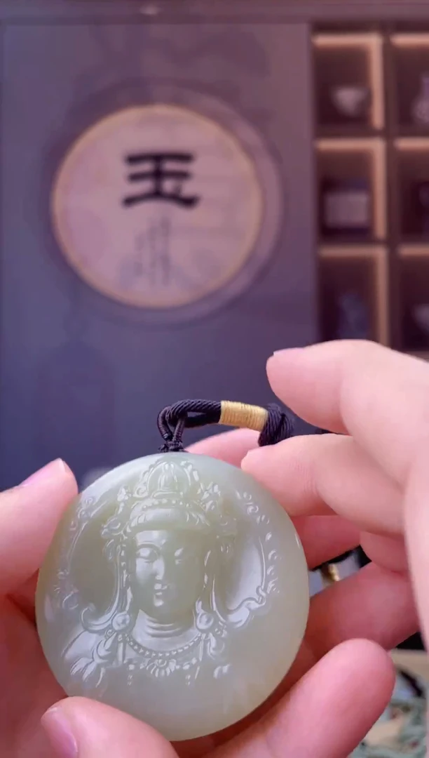 颈饰未镶嵌和田玉拍一发一，多样性发货