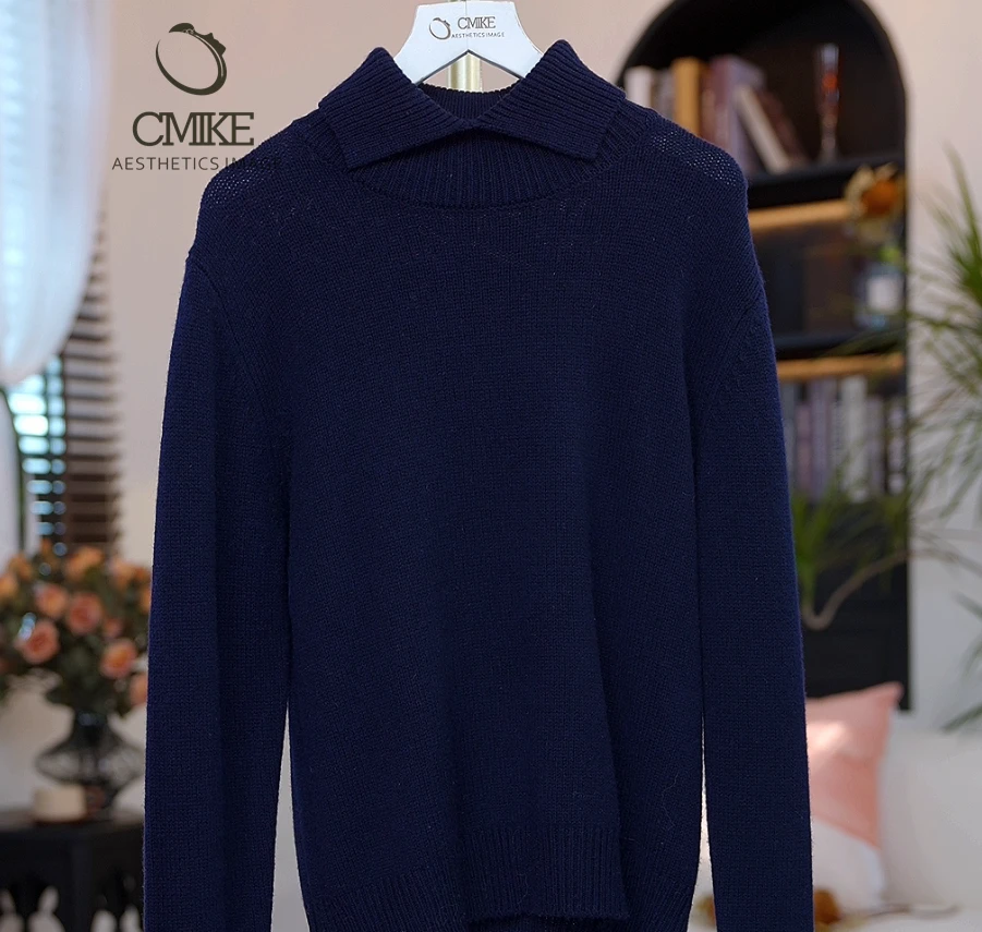 【橙蜜客】气质针织衫 设计感时尚轻奢毛衣MKGP00M22