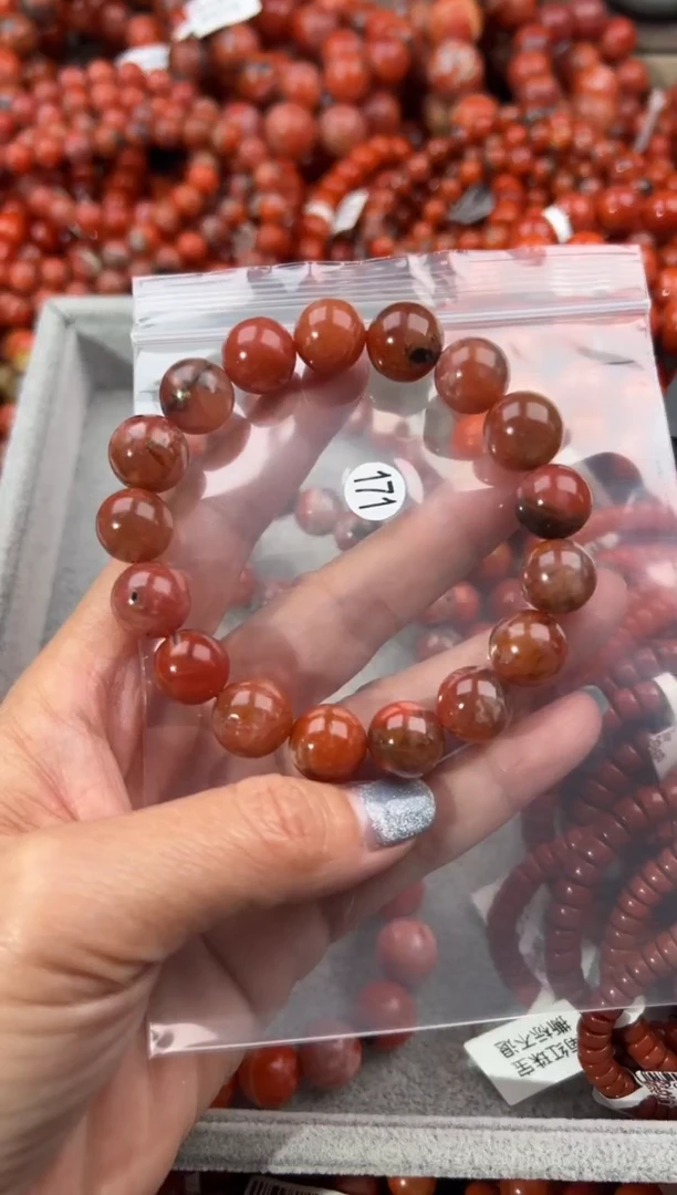 未镶嵌手串南红玛瑙12+
