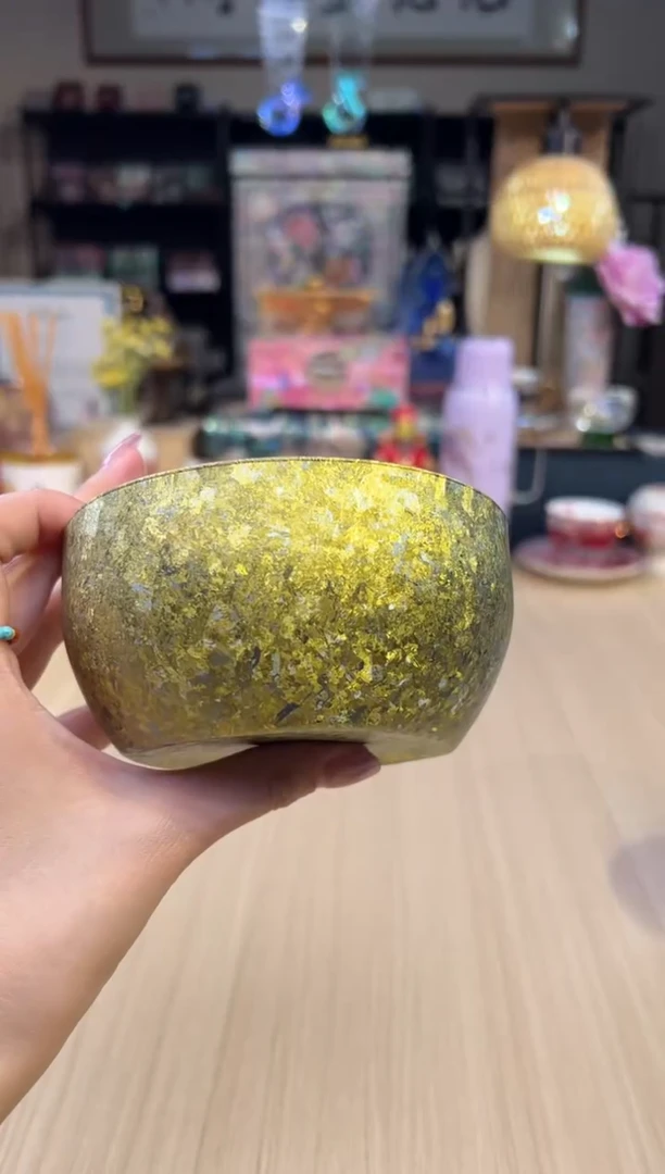 84钛宝贝双层小号钛碗-金
