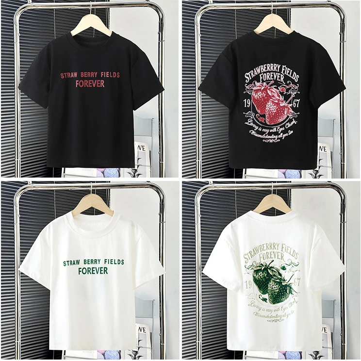 2025体恤 爆款舒适时尚百搭夏季宽松潮流修身儿童休闲圆领韩版