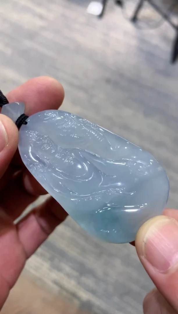 颈饰未镶嵌翡翠天然A货翡翠