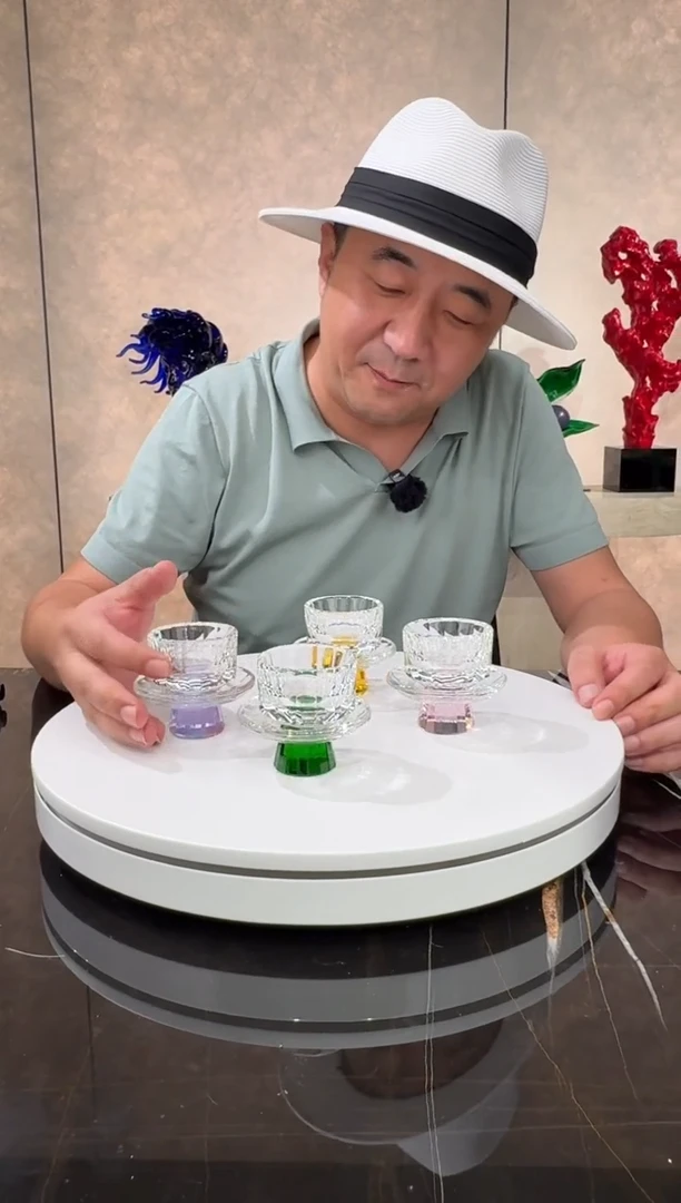 摆件花茶杯4碟4杯