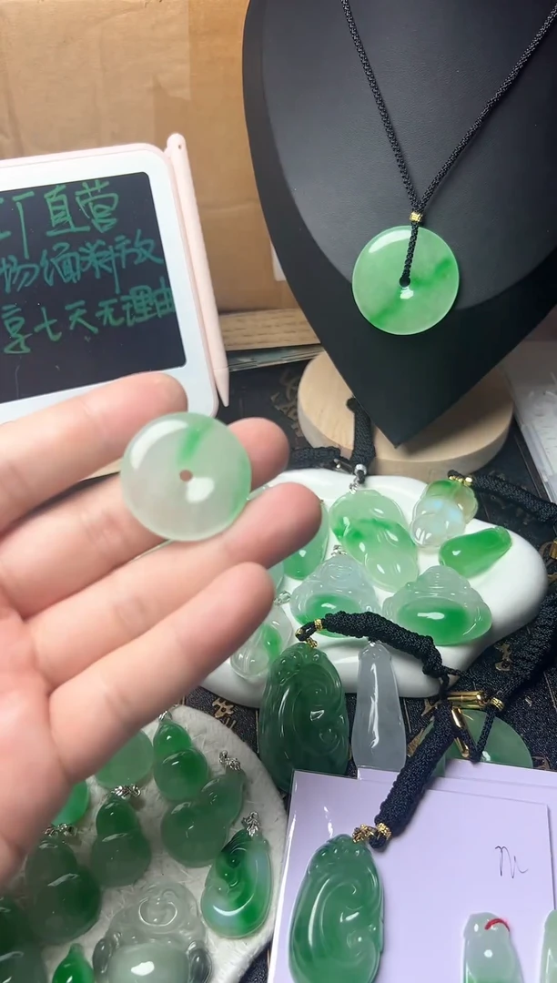颈饰未镶嵌翡翠所见即所得,一图一物