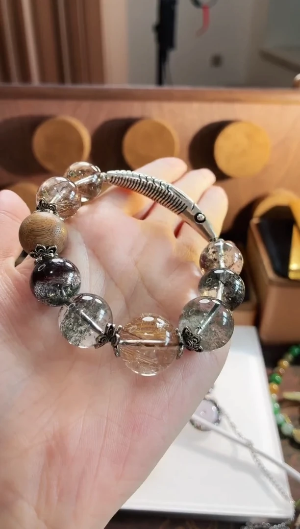 银S925镶嵌手链水晶手串