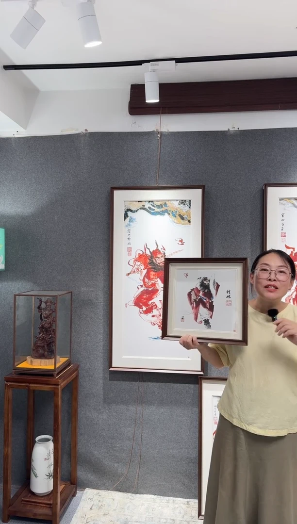 国画牛百川老师手绘37x37