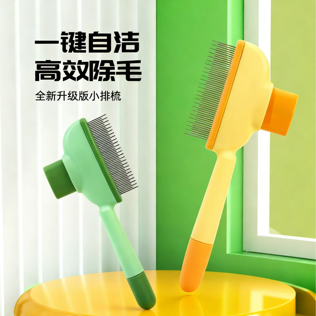 猫咪狗狗梳子宠物掉毛浮毛狗毛猫毛清理排梳除毛梳毛开结神器针梳