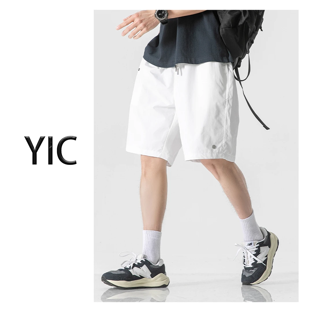 短裤男夏季新款潮流宽松五分裤子百搭休闲裤日系简约工装直筒短裤