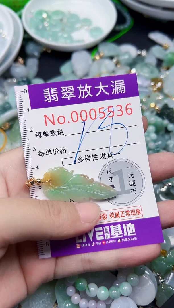 颈饰未镶嵌翡翠5536