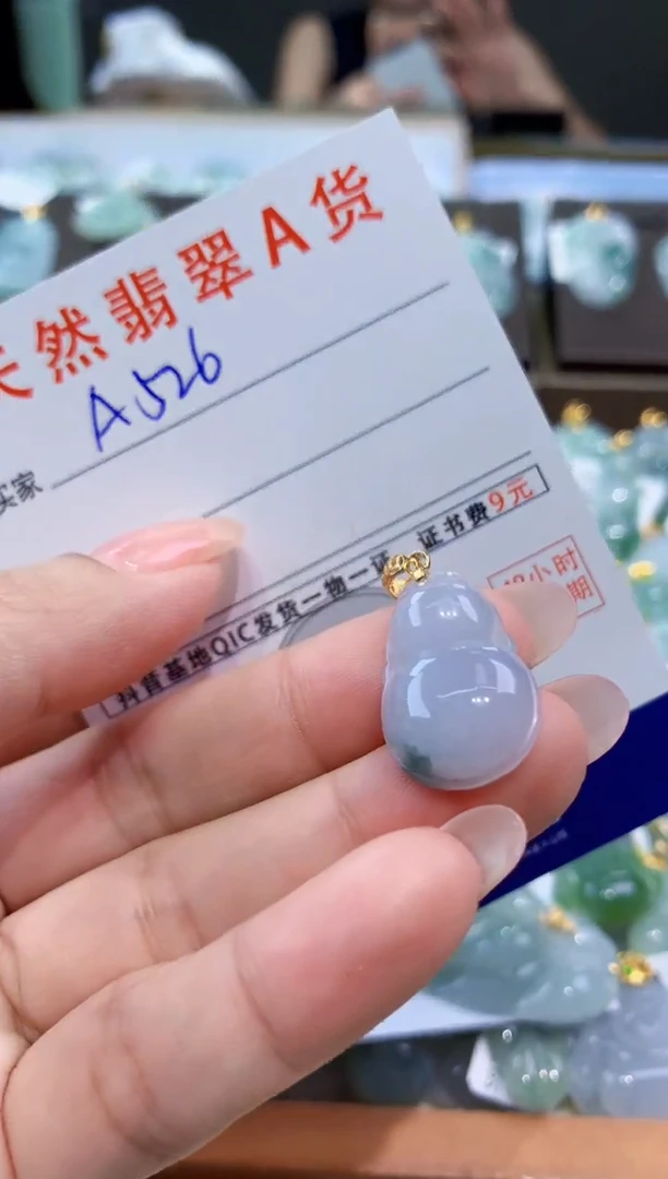 颈饰未镶嵌翡翠天然翡翠A货挂件