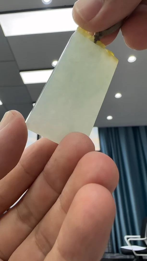 颈饰未镶嵌翡翠天然翡翠A货孤品一件