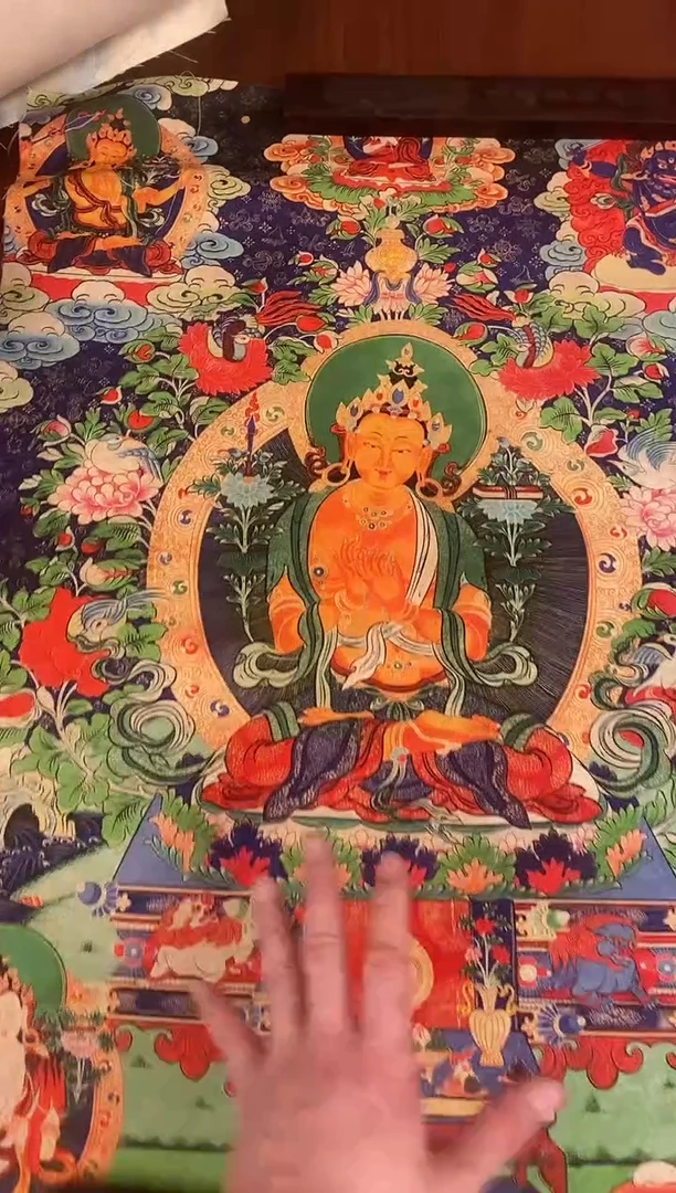 装裱画精美唐卡tk16060