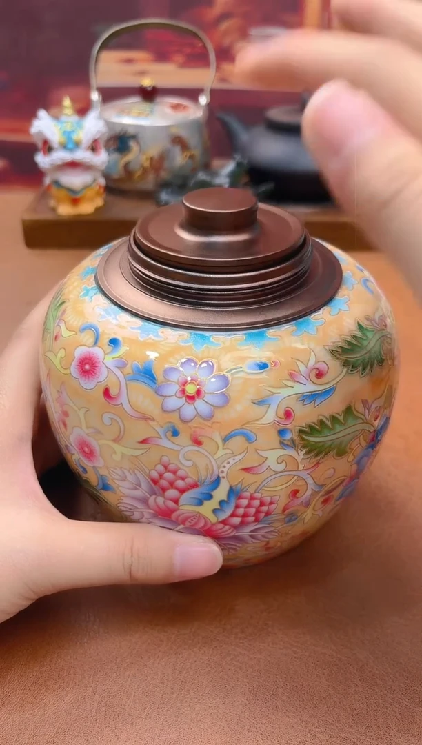 陶瓷茶具摆件旅行套组