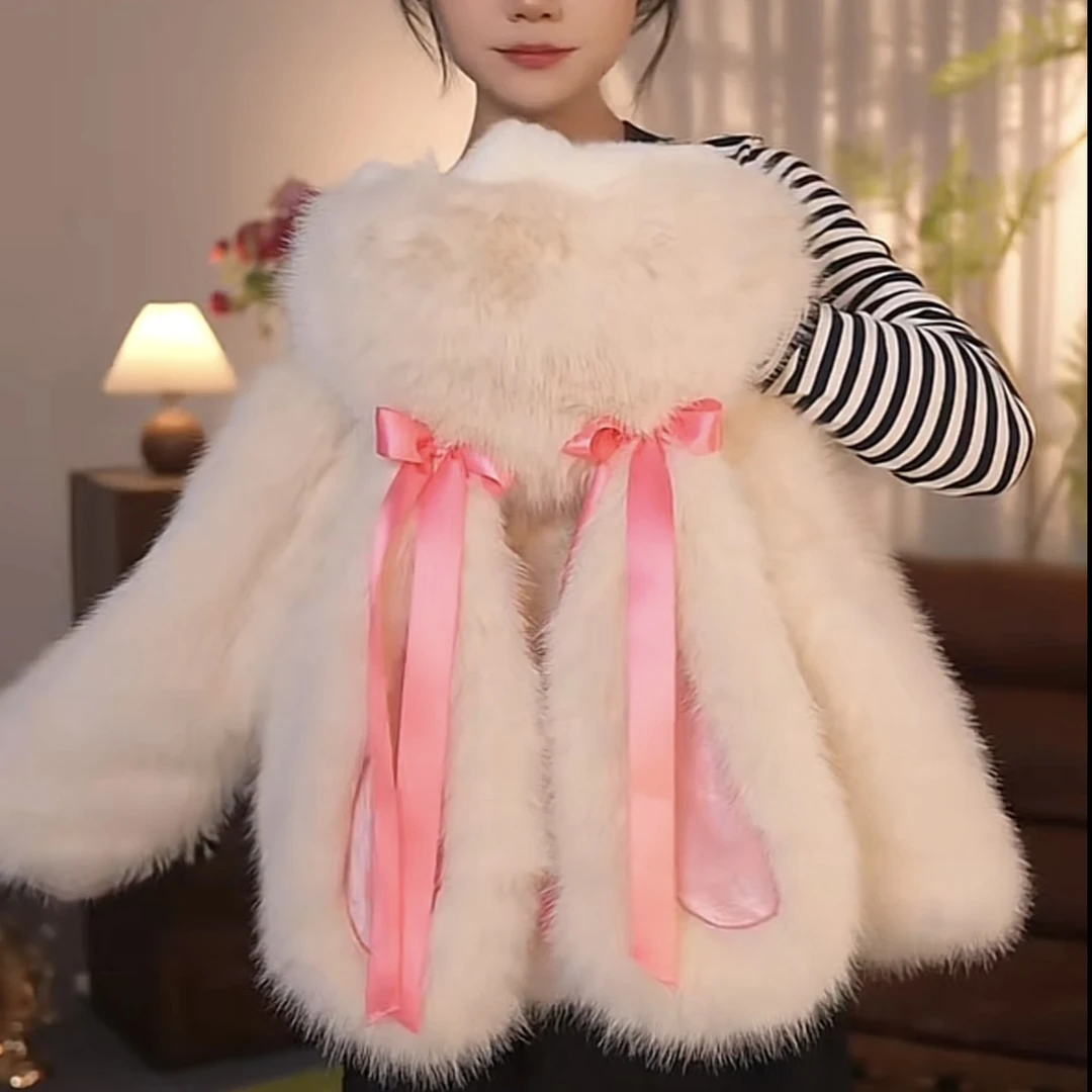 哎呦薇专属【小白兔】2024新款冬季保暖时尚洋气加厚外套备用