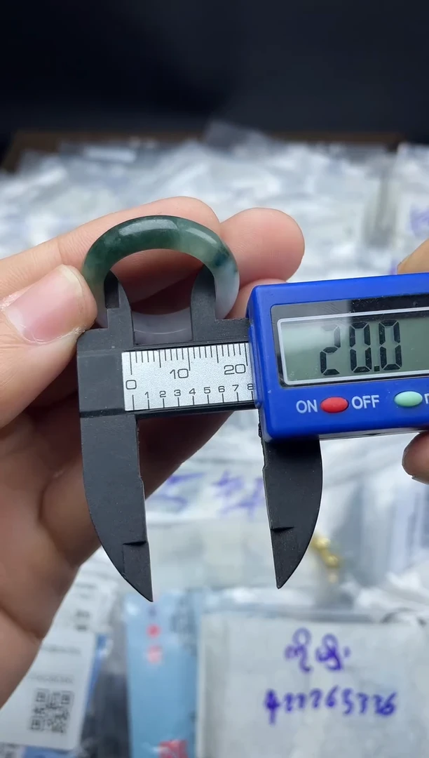 未镶嵌戒指翡翠天然翡翠a货戒圈 20