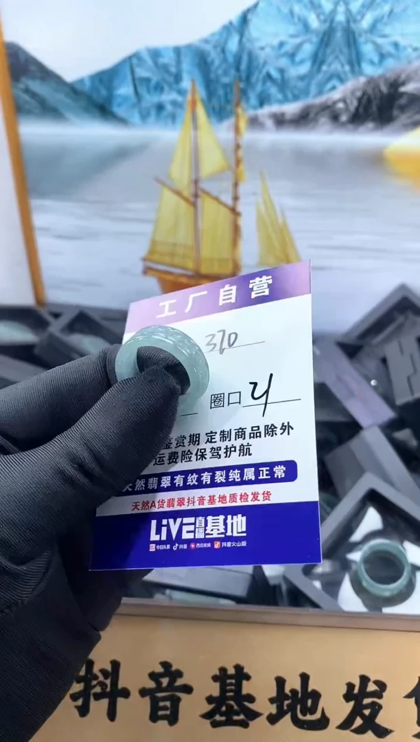 未镶嵌戒指翡翠370