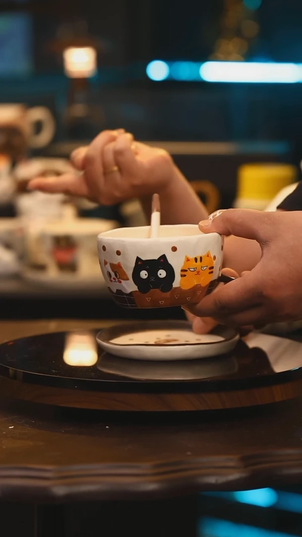 【闪购商品】杯子景德镇高温釉下彩手绘