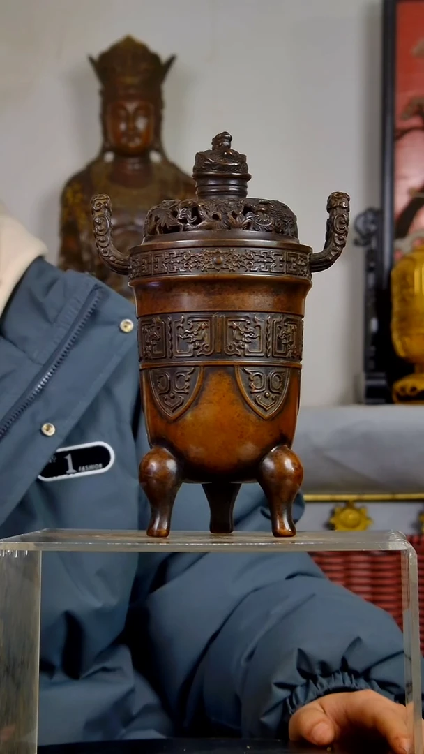 手工艺品琉璃꧁****꧂精品香炉结缘