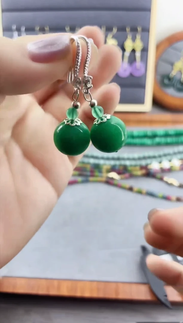 未镶嵌翡翠耳饰202000