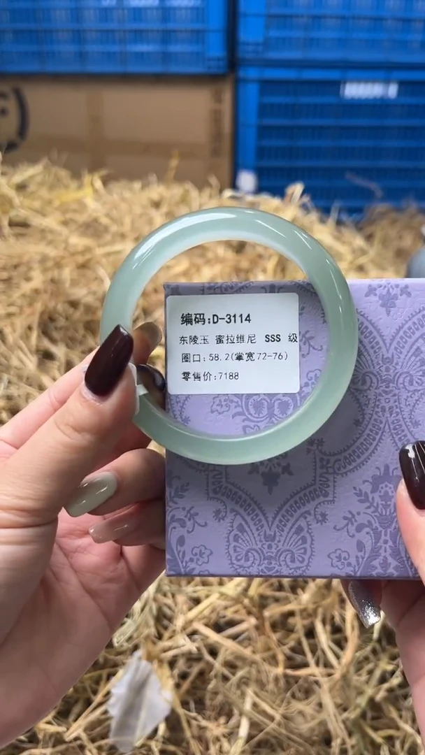 未镶嵌手镯石英质玉D-3114