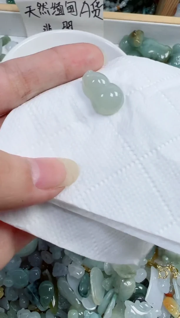 翡翠裸石469号，a货翡翠