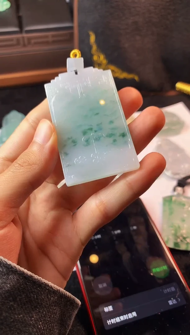 未镶嵌定制翡翠白*?PA毛货不退不换