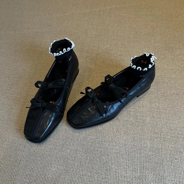 6--9精品女鞋直播间内拍百搭软底春季粗跟浅口