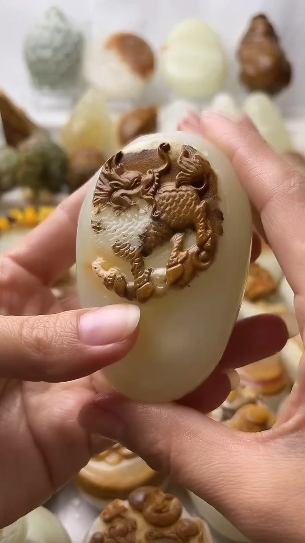 石材古青石棉纹正常不退换麒麟