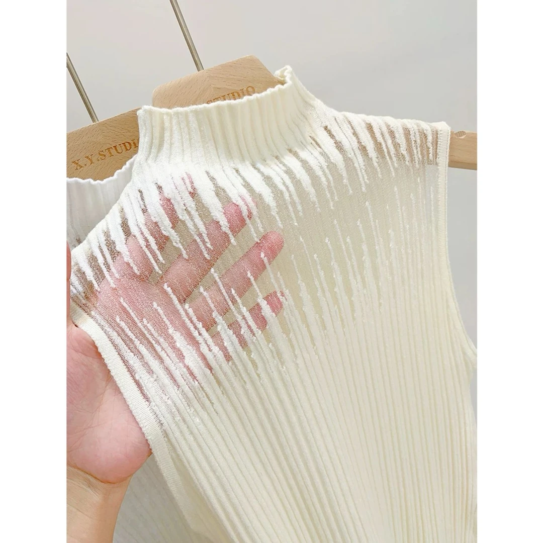 新款简约百搭潮流针织上衣1906