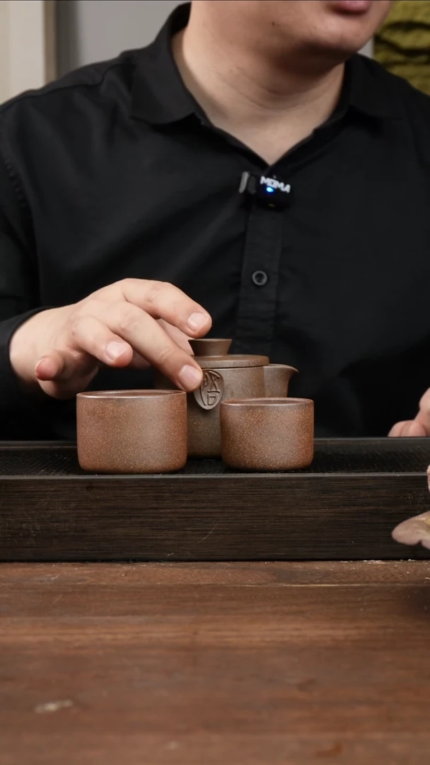 茶杯紫砂个**好还原烧旅行套组 ！