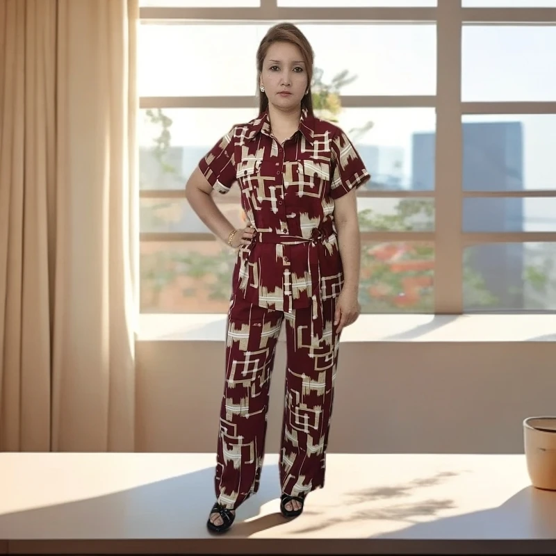 2025年爆款新款短袖显瘦气质洋气时尚休闲百搭两件套大气修身包邮