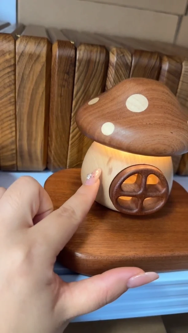 木乌檀木实木蘑菇屋特价