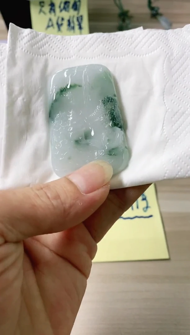 翡翠未镶嵌颈饰K*魁22天然缅甸翡翠A货分2单