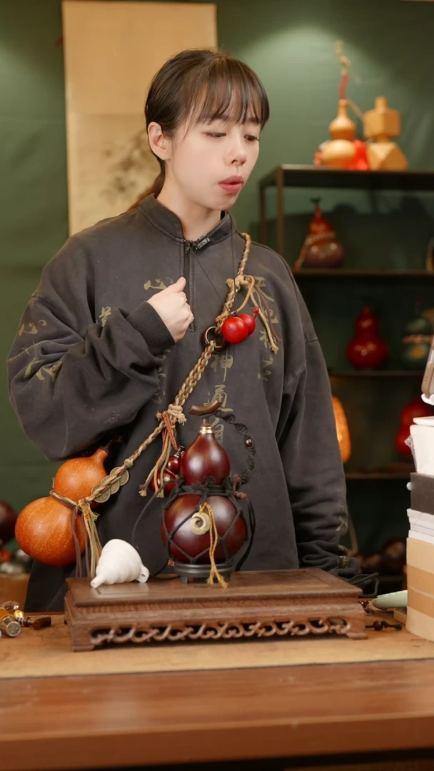 128号精品天然大漆酒葫芦一物一拍~