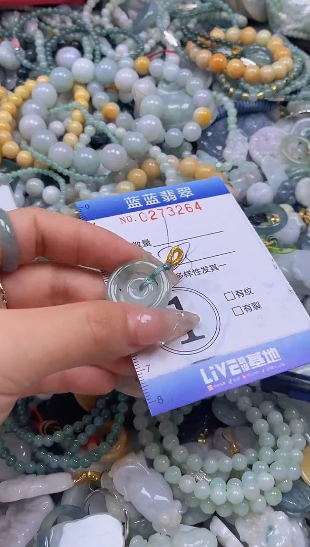 翡翠未镶嵌颈饰闪购0273264多样性发其一