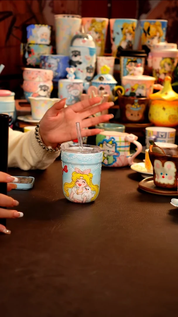 景德镇手工手绘杯杯