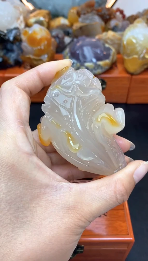 【闪购商品】未镶嵌玛瑙/玉髓珠宝奇石0