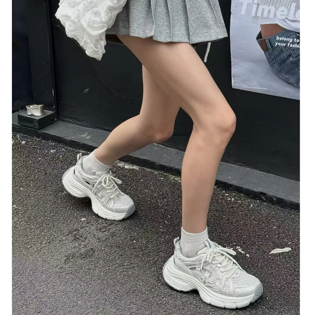 【XIAOHUIHUI】ins透气增高时尚百搭老爹鞋