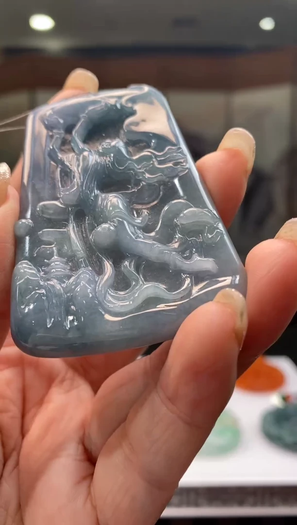 定制翡翠未镶嵌JJ翡翠毛货LB30