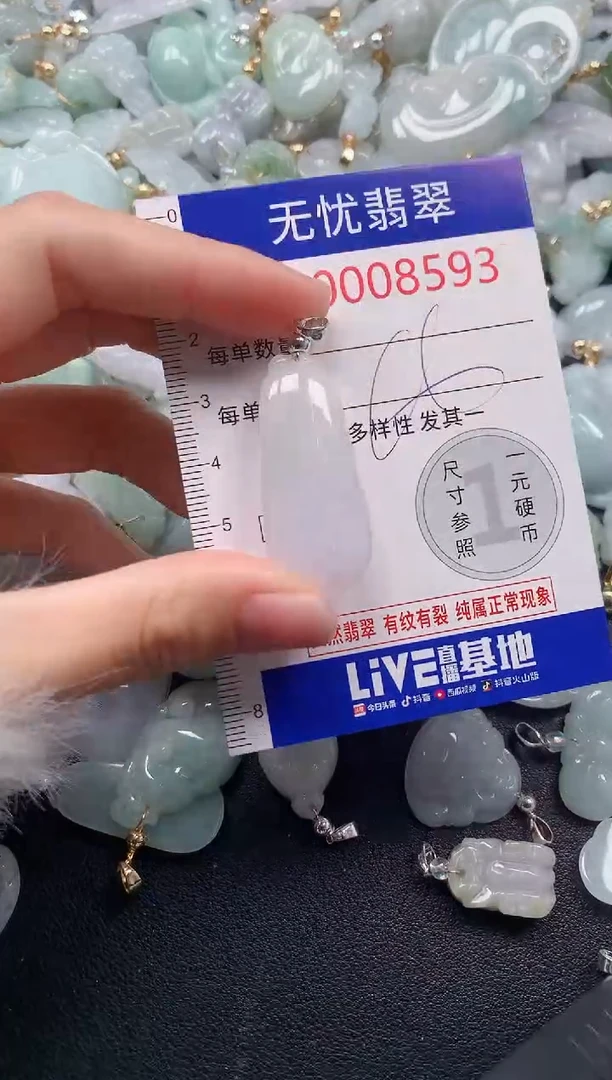 颈饰未镶嵌翡翠8593