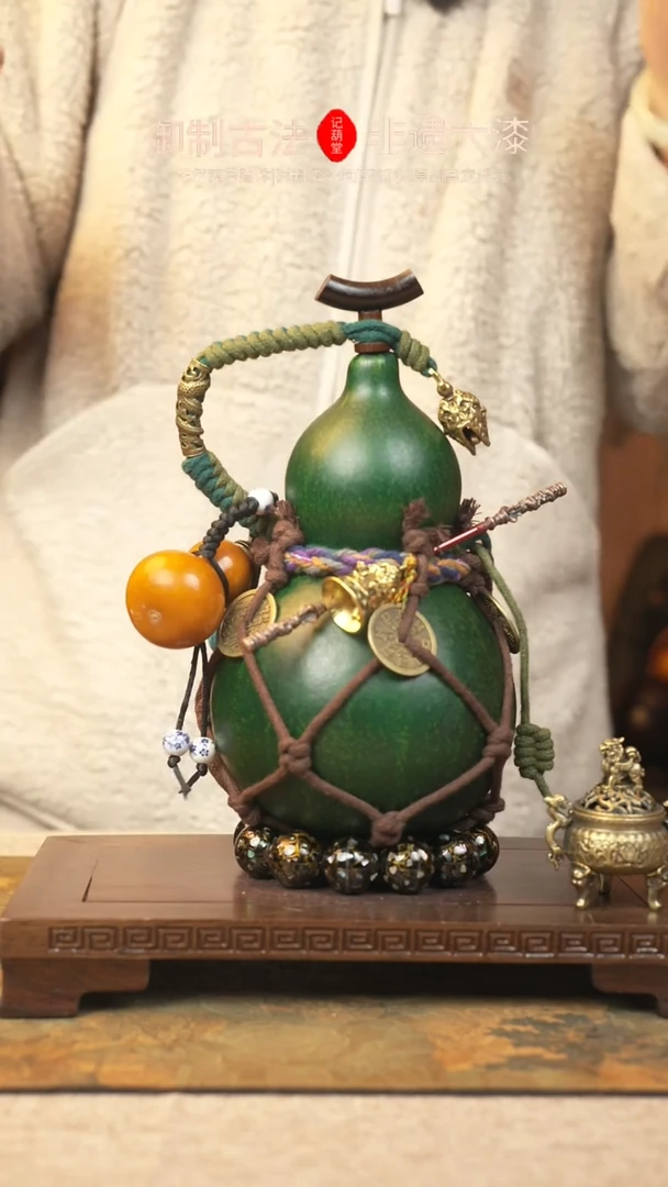 【闪购商品】082大漆葫芦一物一拍记葫堂出品