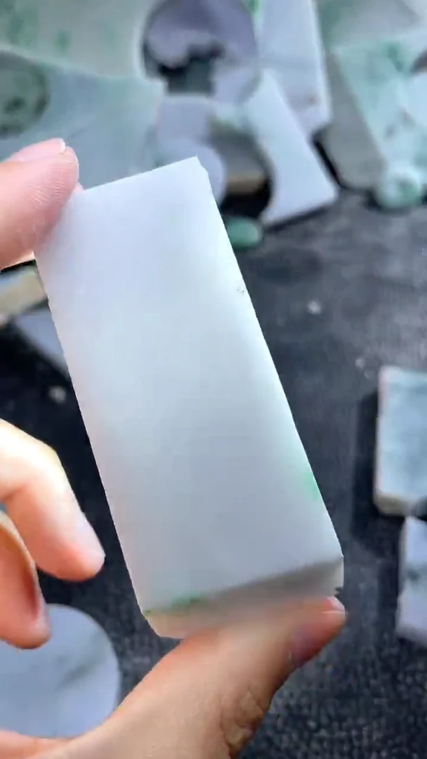 散珠翡翠天然A货翡翠板料
