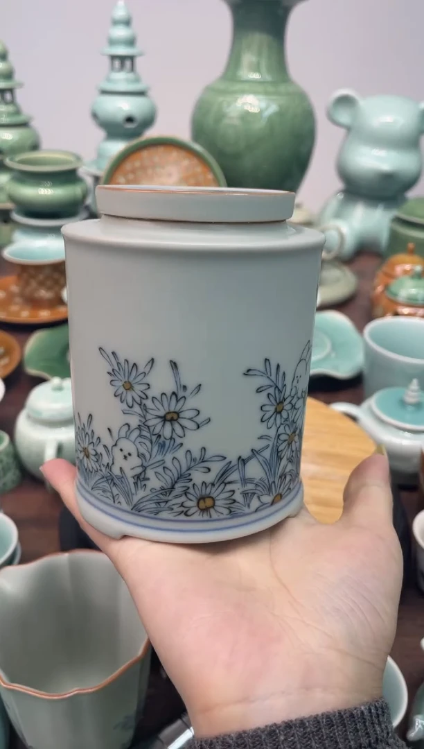 特价福利 微瑕 慧仙青瓷