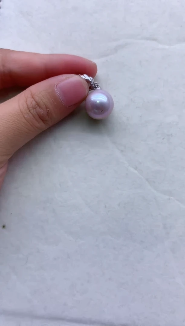 【闪购商品】淡水珍珠吊坠(不含链)银S925镶嵌淡水珍珠吊坠