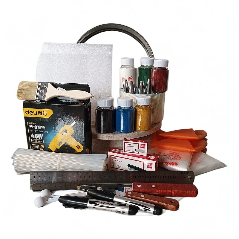 新手必备套餐水泥花盆制作套装DIY手工制作使用方便加密防裂自粘