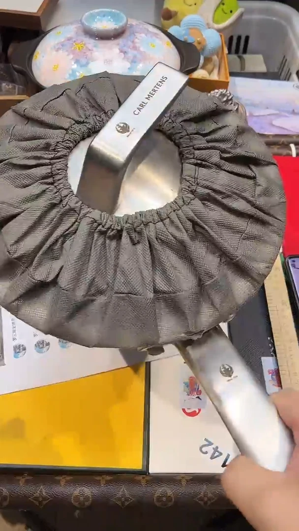 【公路商店】摆件·纯钛炒锅24cm-全场包邮